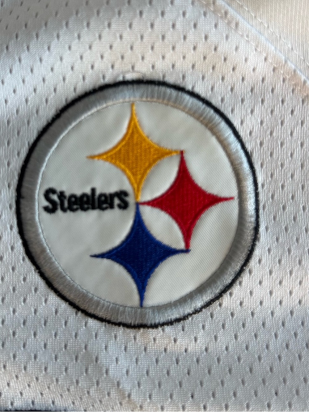 Authentic Reebok Steelers Polamalu #43 Jersey White NFL Equipment Size 52